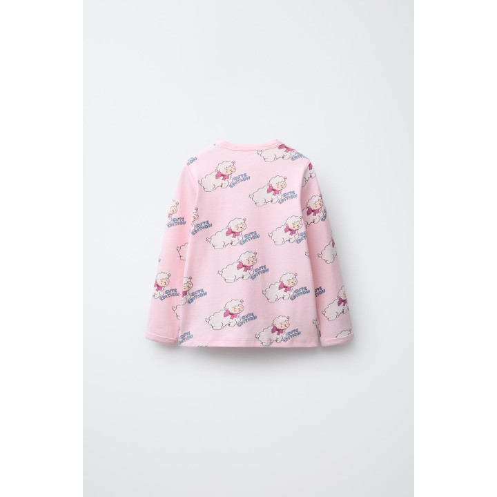 2-6 ЛЕТ/ ПИЖАМА С ПРИНТОМ «БАРАШКИ»