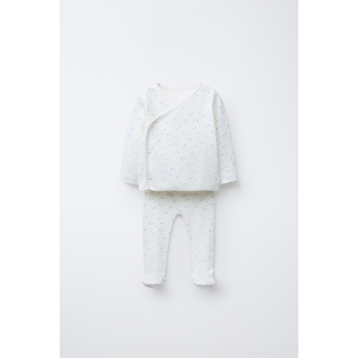 КОМПЛЕКТ ИЗ ФУТБОЛКИ И ЛЕГГИНСОВ В ГОРОШЕК