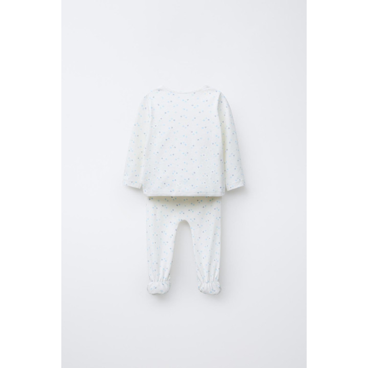 КОМПЛЕКТ ИЗ ФУТБОЛКИ И ЛЕГГИНСОВ В ГОРОШЕК