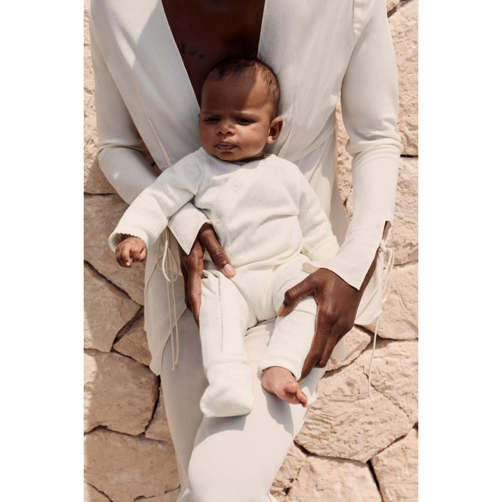 Комбинезон с закрытыми ногами pointelle convertible