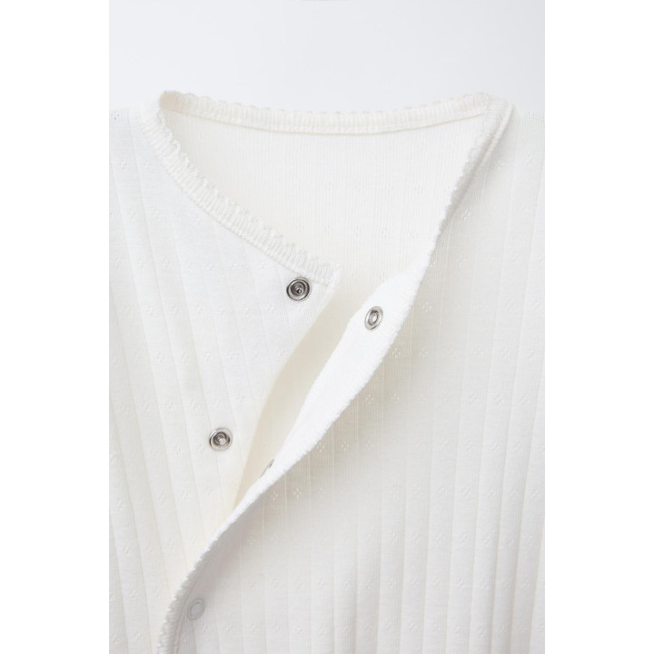 Комбинезон с закрытыми ногами pointelle convertible