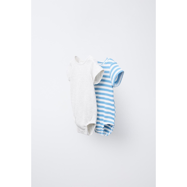 Два боди с рельефным узором | 4174/603/803