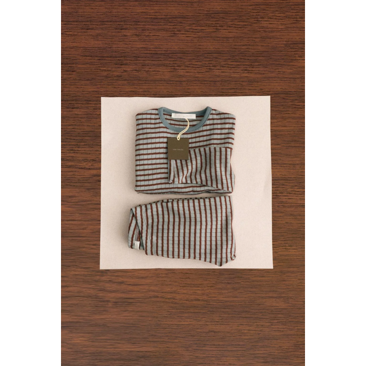 ZARA TIMELESS - ПИЖАМА В РУБЧИК В ПОЛОСКУ