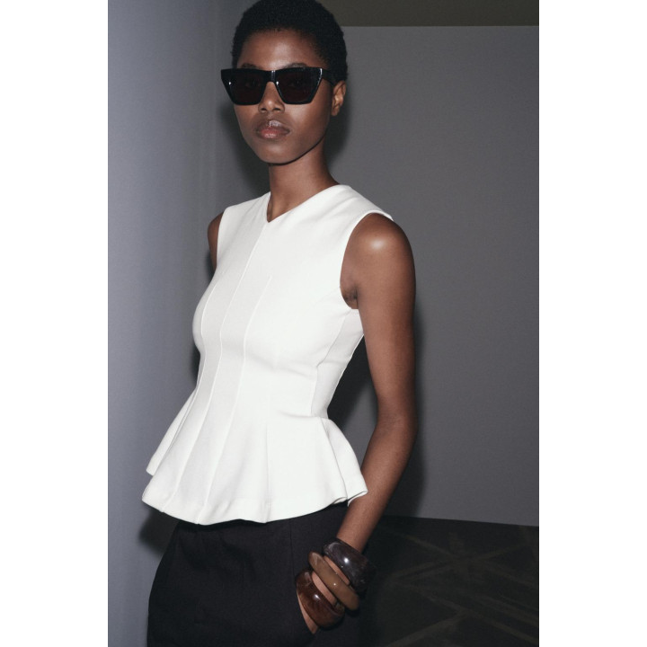 ТОП INTERLOCK С БАСКОЙ БЕЗ РУКАВОВ