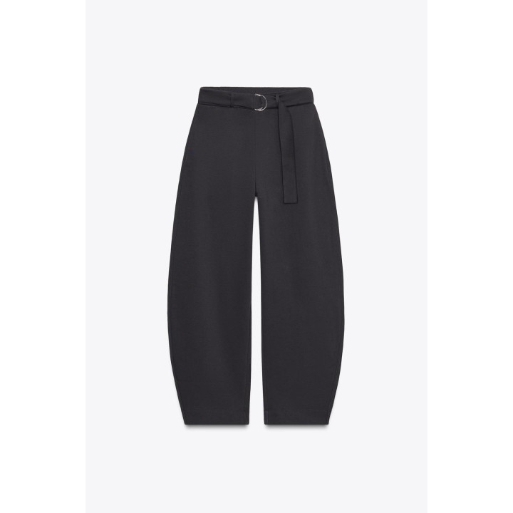 Плюшевые брюки с поясом