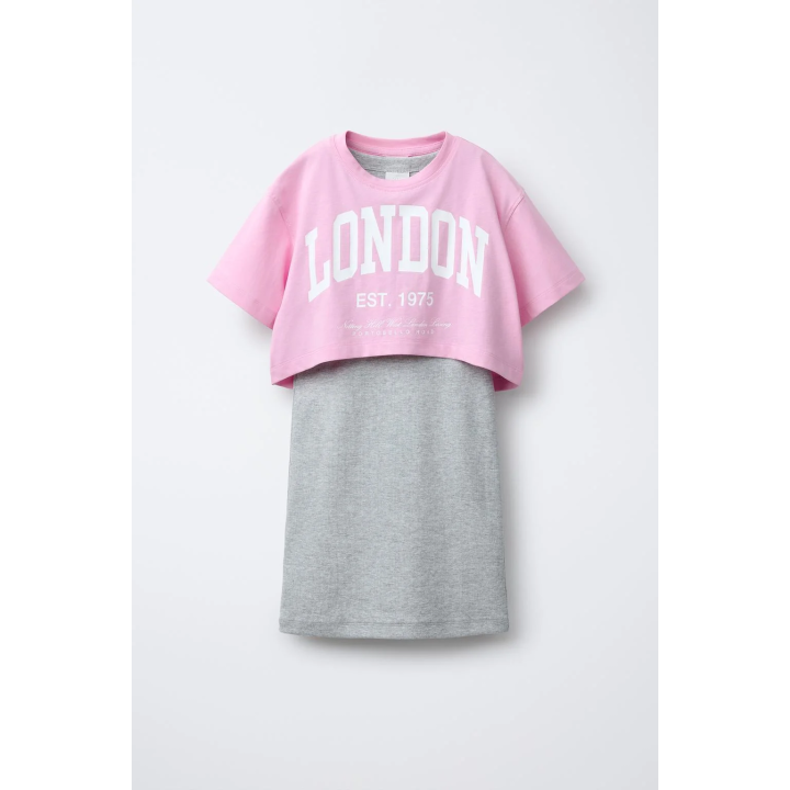 КОМБИНИРОВАННОЕ ПЛАТЬЕ В РУБЧИК