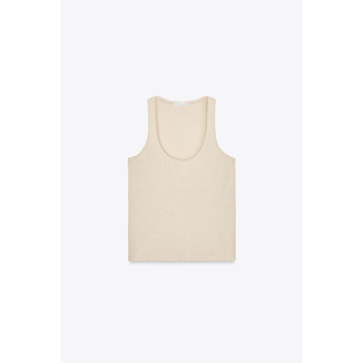 ТОП НА БРЕТЕЛЯХ ИЗ СМЕСИ ЛЬНА И ХЛОПКА