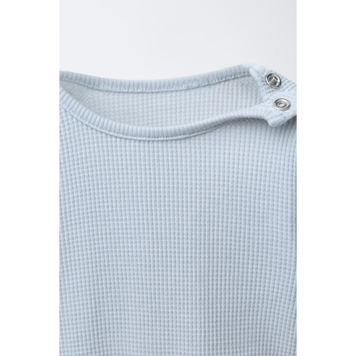 КОМПЛЕКТ ИЗ БОДИ И ЛЕГИНСОВ ВАФЕЛЬНОЙ ТЕКСТУРЫ