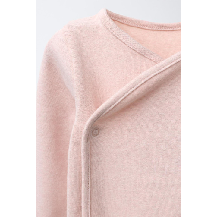 Набор из меланжевого боди и леггинсов