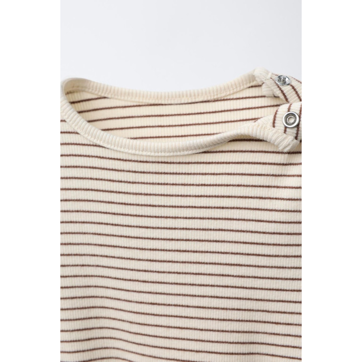 КОМПЛЕКТ ИЗ БОДИ И ЛЕГИНСОВ В ПОЛОСКУ