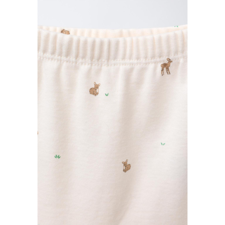 КОМПЛЕКТ ИЗ ФУТБОЛКИ И ПОЛЗУНКОВ С ОЛЕНЯТАМИ