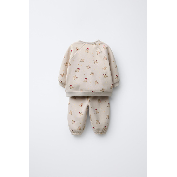 КОМПЛЕКТ ИЗ ТОЛСТОВКИ И БРЮК-ДЖОГГЕРОВ С МЕДВЕЖАТАМИ