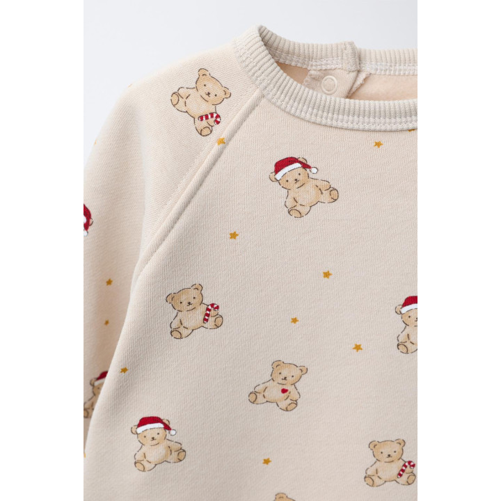 КОМПЛЕКТ ИЗ ТОЛСТОВКИ И БРЮК-ДЖОГГЕРОВ С МЕДВЕЖАТАМИ