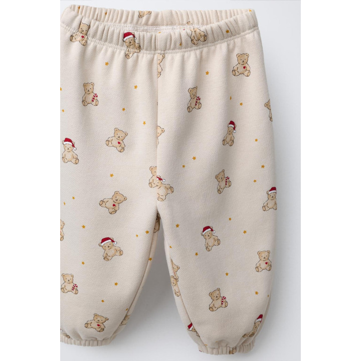 КОМПЛЕКТ ИЗ ТОЛСТОВКИ И БРЮК-ДЖОГГЕРОВ С МЕДВЕЖАТАМИ