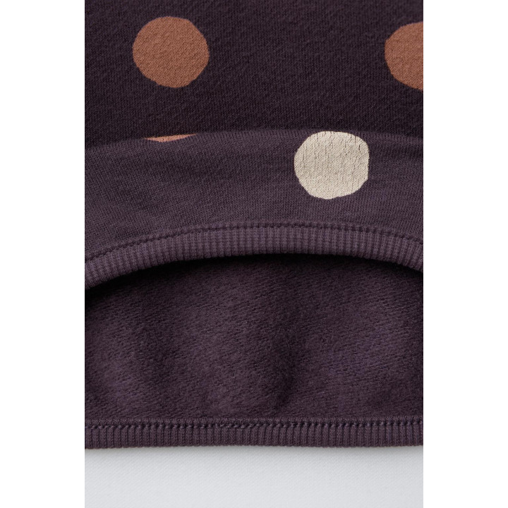 КОМПЛЕКТ: ТОЛСТОВКА И ЛЕГИНСЫ В ГОРОШЕК