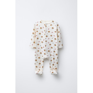 КОМБИНЕЗОН С ОЛЕНЯМИ И РЕГУЛИРУЕМЫМИ ШТАНИНАМИ