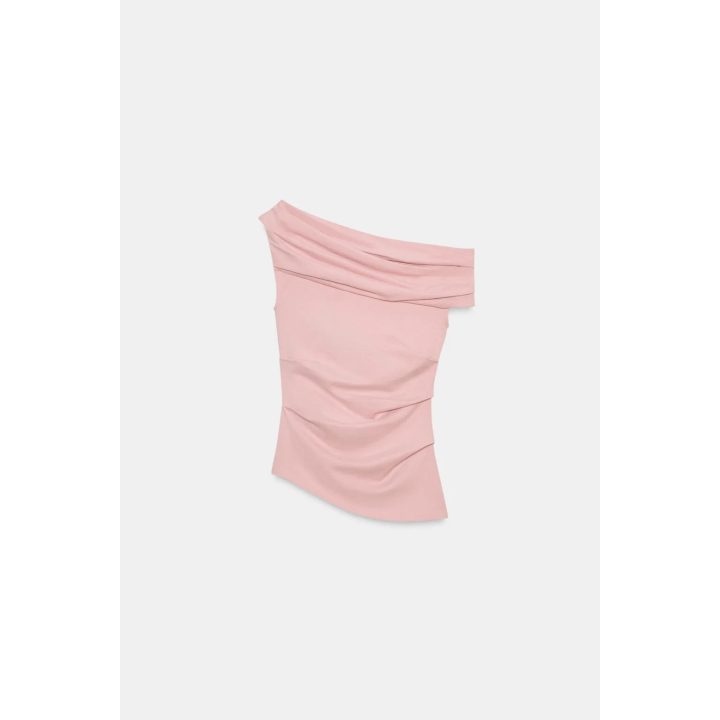 Топ с драпировкой