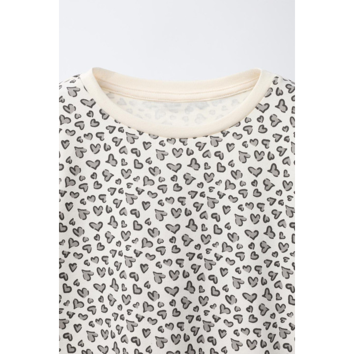 6-14 ЛЕТ/ПИЖАМА С АНИМАЛИСТИЧЕСКИМ ПРИНТОМ