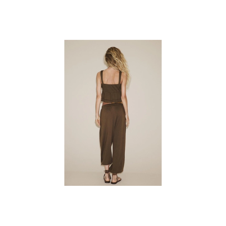 ТОП С ВОЛАНАМИ И БАНТОМ