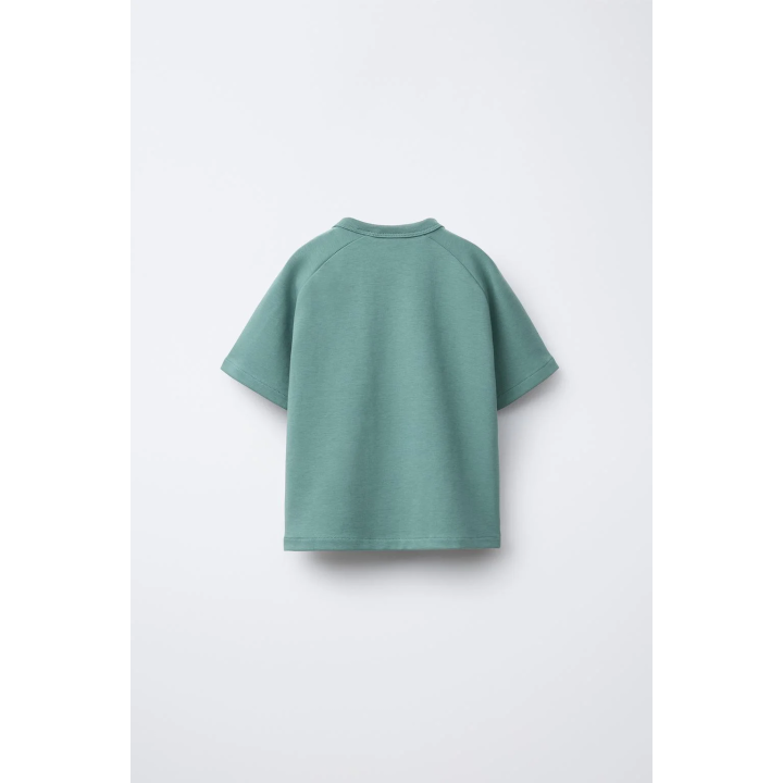 Футболка с логотипом из интерлока