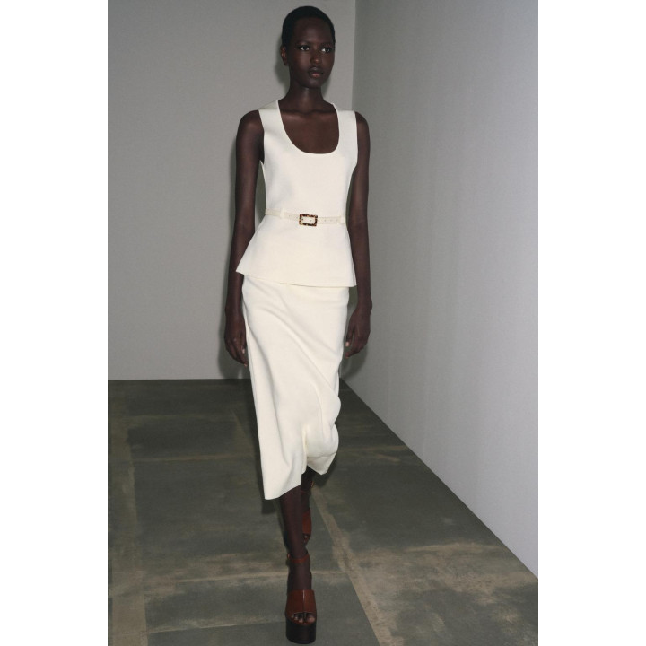 ТРИКОТАЖНЫЙ ТОП С РЕМНЕМ