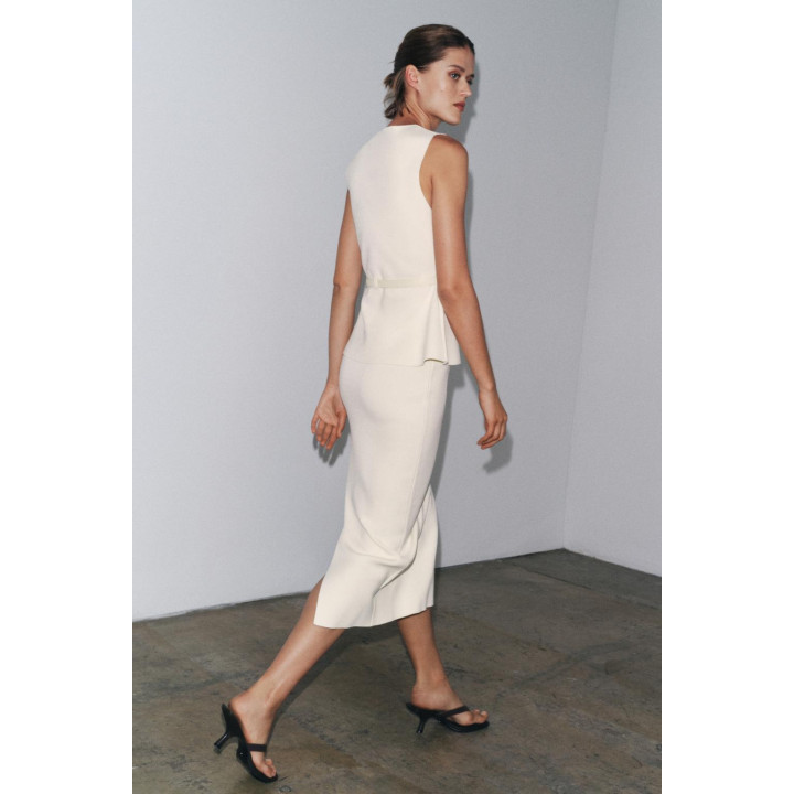 ТРИКОТАЖНЫЙ ТОП С РЕМНЕМ