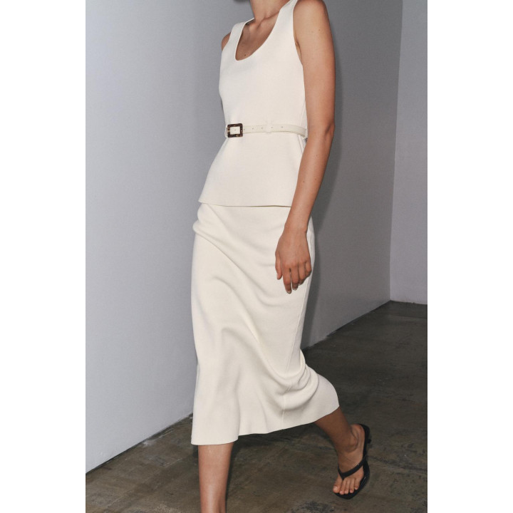 ТРИКОТАЖНЫЙ ТОП С РЕМНЕМ