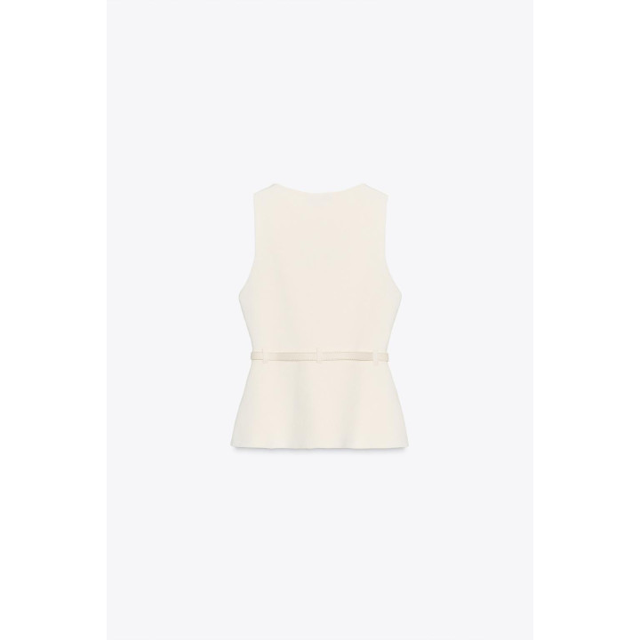 ТРИКОТАЖНЫЙ ТОП С РЕМНЕМ