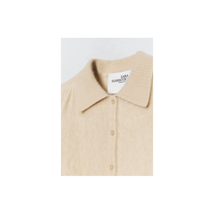 SOSHIOTSUKI X ZARA WOOL POLO COLLAR JACKET