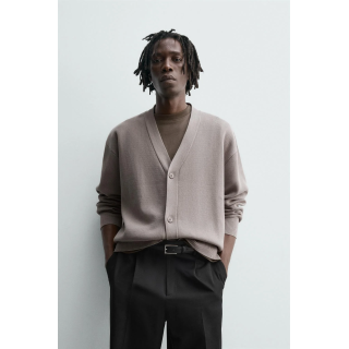 КАРДИГАН ИЗ РЕЛЬЕФНОГО ХЛОПКА