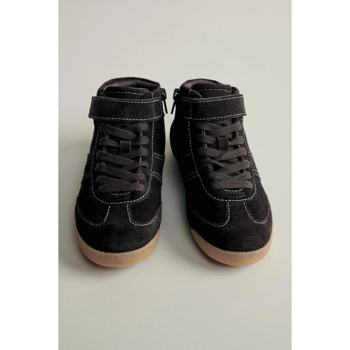 ВЫСОКИЕ СПОРТИВНЫЕ БОТИНКИ ИЗ КОЖИ В БОКСЕРСКОМ СТИЛЕ