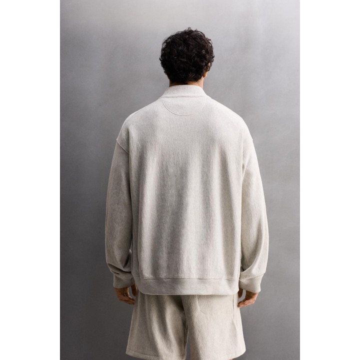 Свитшот для тренировок с застежкой-молнией до четверти