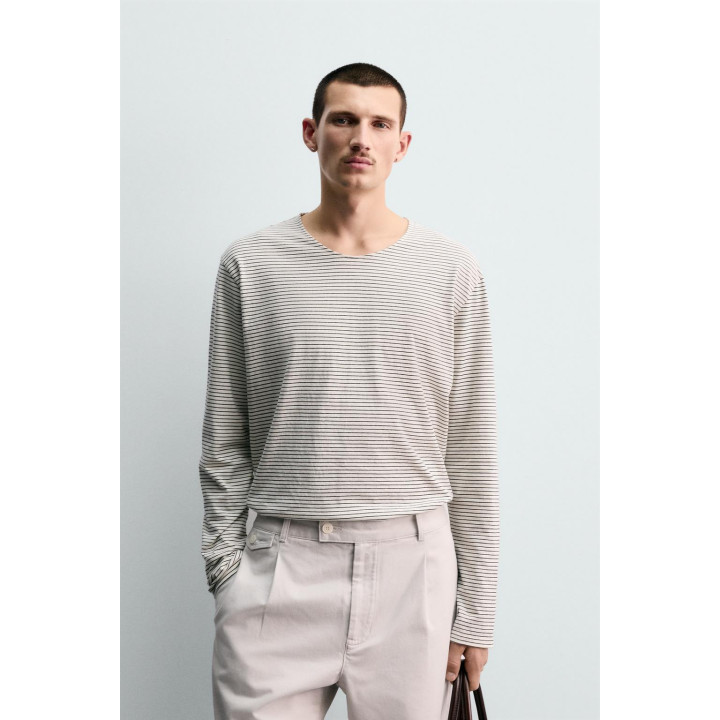 ЖАККАРДОВАЯ ФУТБОЛКА В ПОЛОСКУ