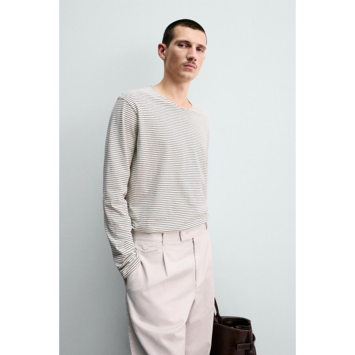 ЖАККАРДОВАЯ ФУТБОЛКА В ПОЛОСКУ