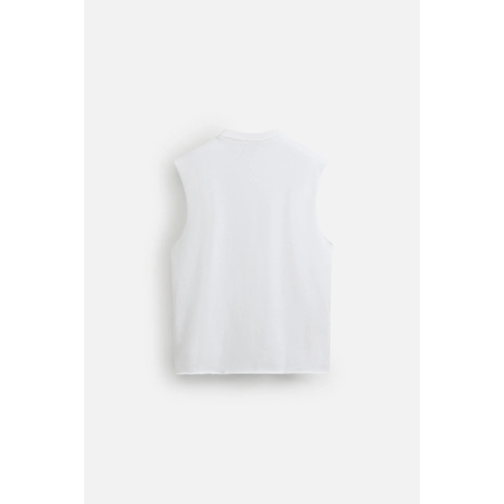 ТРИКОТАЖНЫЙ ТОП БЕЗ РУКАВОВ