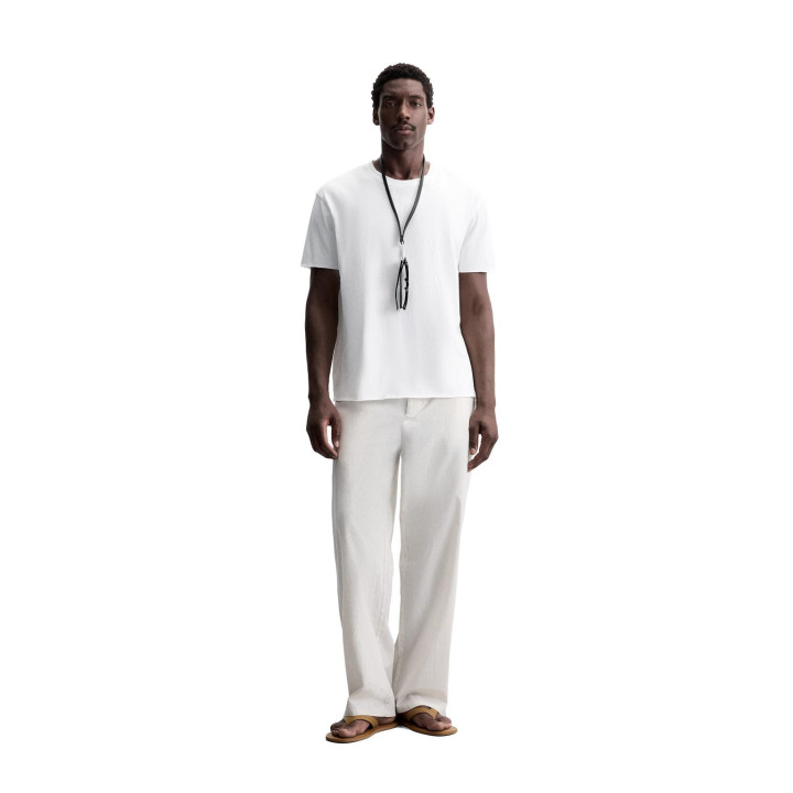 ФУТБОЛКА С НЕРОВНОЙ НИЖНЕЙ КРОМКОЙ