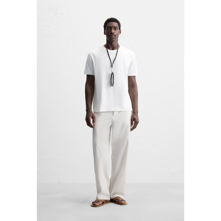 ФУТБОЛКА С НЕРОВНОЙ НИЖНЕЙ КРОМКОЙ