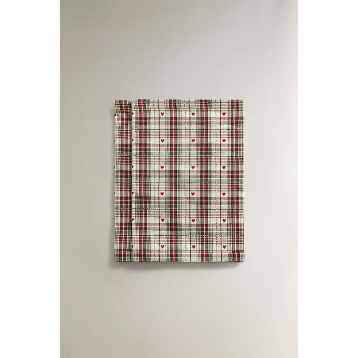 Плетеная салфетка в форме сердца на рождество (набор из 2 штук)