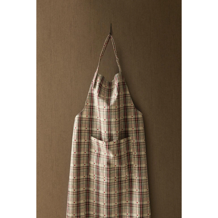 Фартук рождественский с сердечками