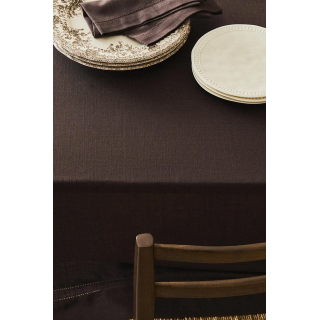 HEMSTITCHED COTTON TABLECLOTH
