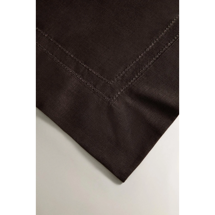 HEMSTITCHED COTTON TABLECLOTH