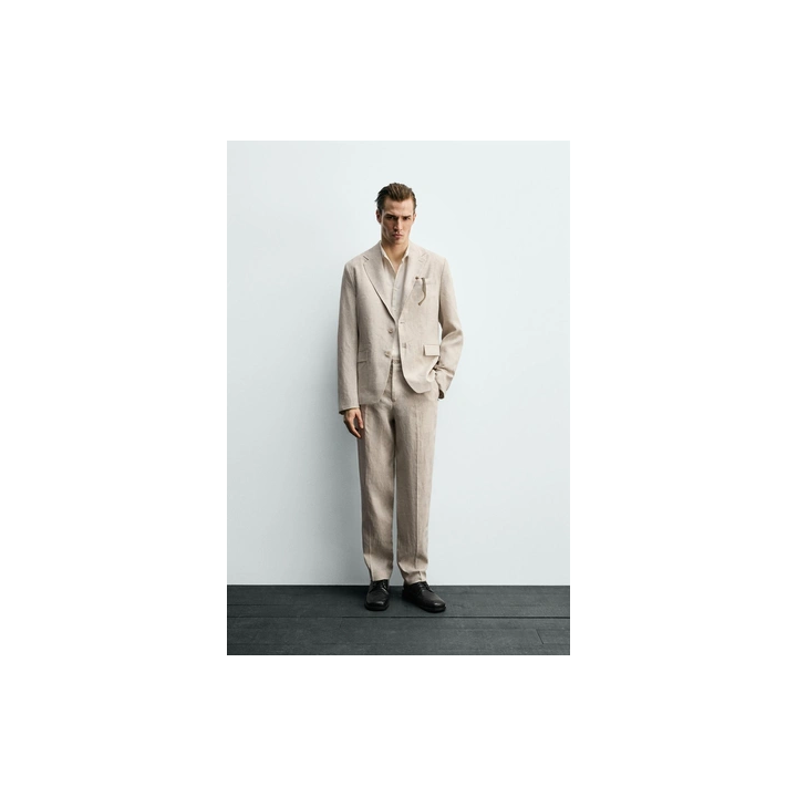 КОСТЮМНЫЕ БРЮКИ ИЗ 100% ЛЬНА