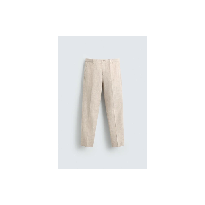 КОСТЮМНЫЕ БРЮКИ ИЗ 100% ЛЬНА