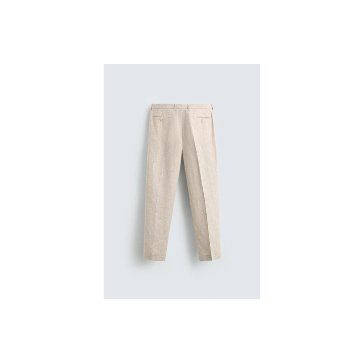 КОСТЮМНЫЕ БРЮКИ ИЗ 100% ЛЬНА