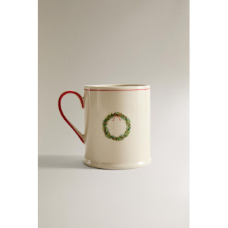 Керамическая кружка с рождественским мотивом