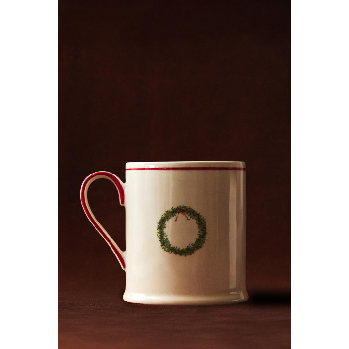 Керамическая кружка с рождественским мотивом