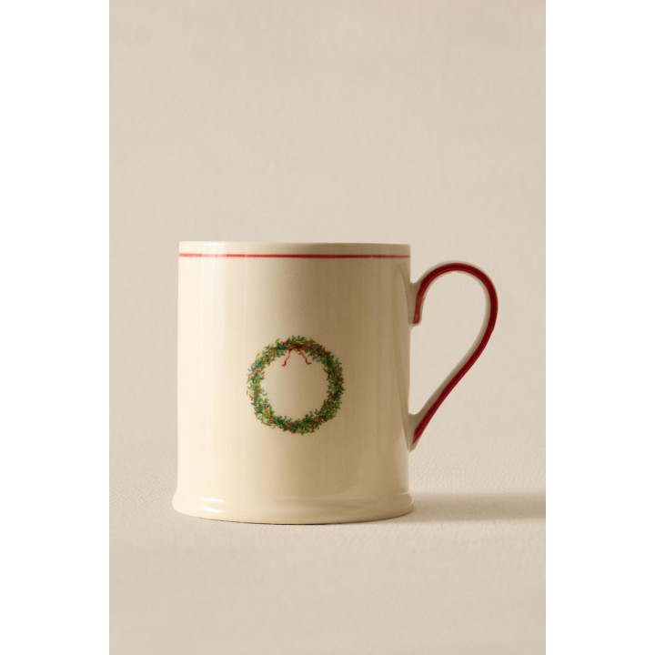 Керамическая кружка с рождественским мотивом