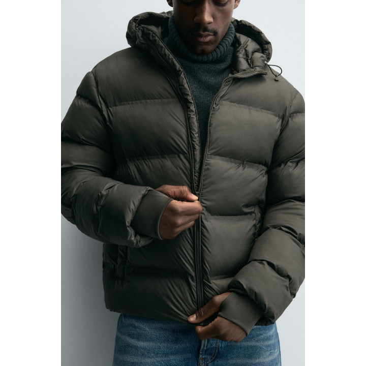 СТЕГАНАЯ КУРТКА WATER REPELLENT С КАПЮШОНОМ