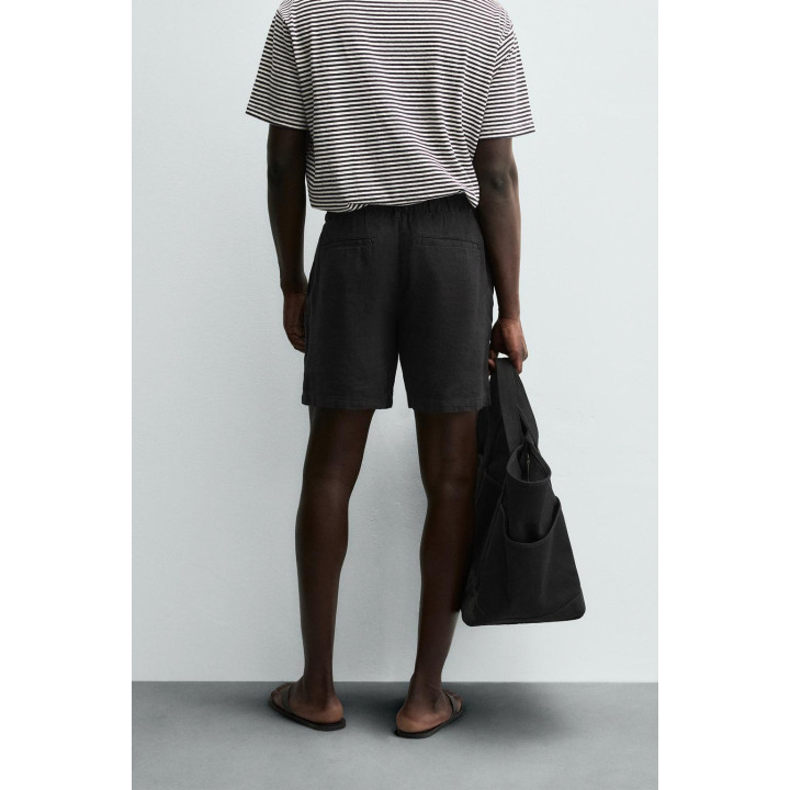 Бермуды из льняной смеси