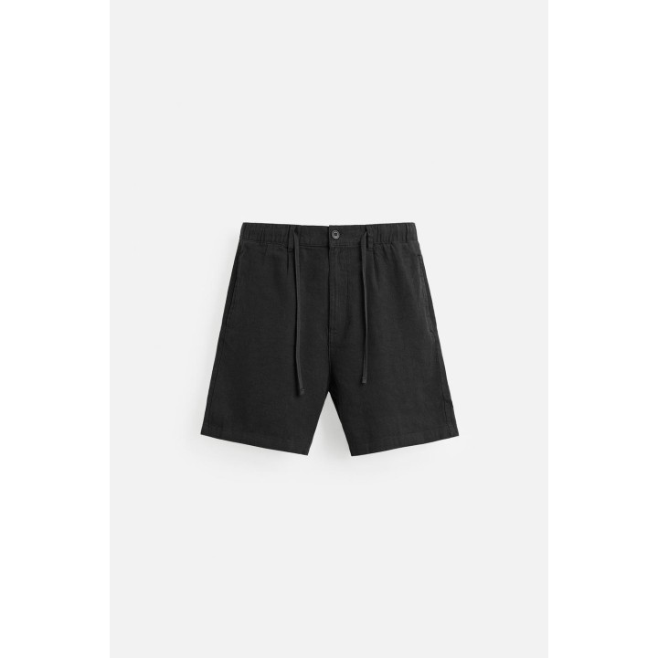 Бермуды из льняной смеси